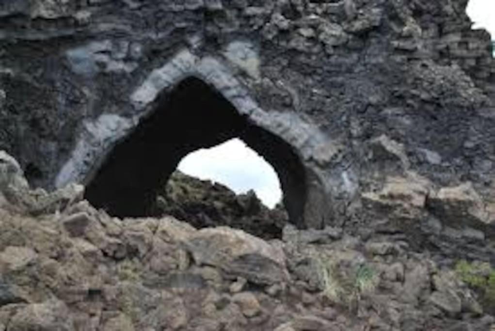 Cabin In The Lava. Near Husavik Skogar  Exterior foto